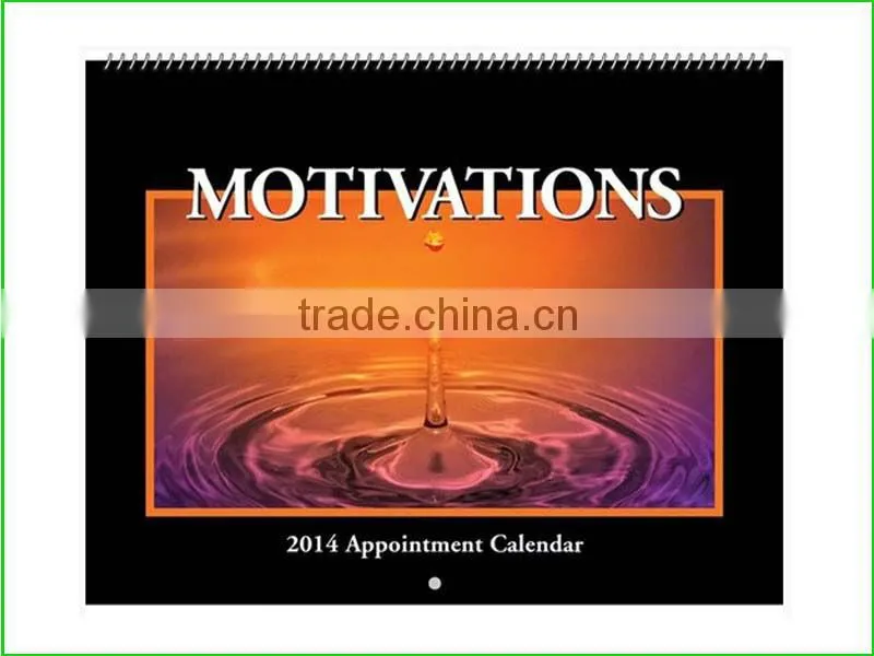 hot sell desktop calendar stapled calendar