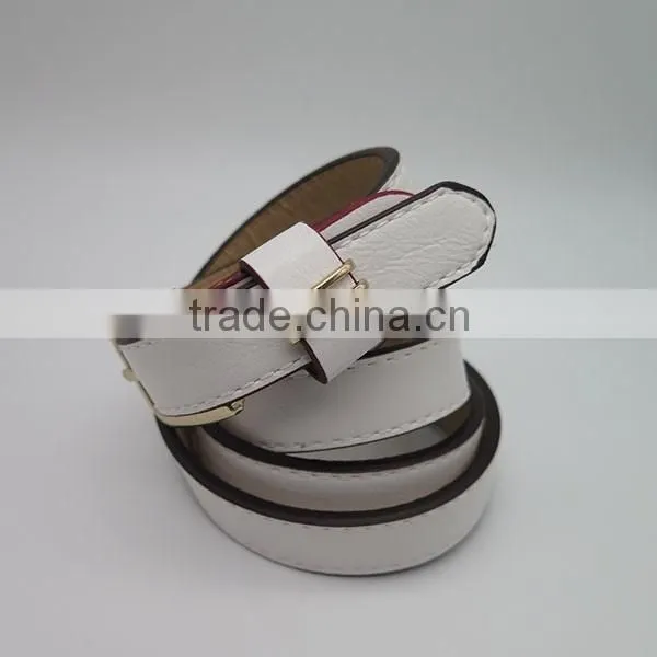 Fashionable Colorful Skinny Belts for Women in Wholesale