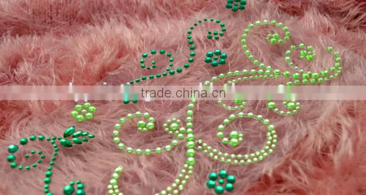 Cheap clothing rhinestone crown sticker