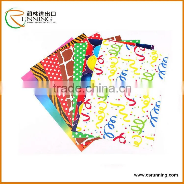 80gsm metallic paper sheet/golden silver metallic paper sheet
