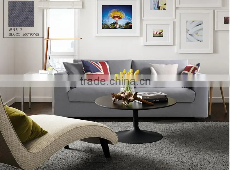 Puket Fashion Fabric Solid wood legs Feather Sofa