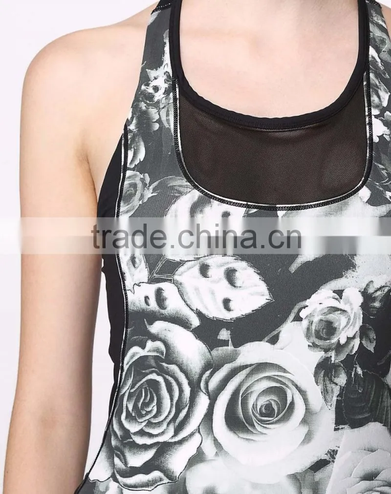 2015 running stringer vest, popular nice design yoga vest for ladies