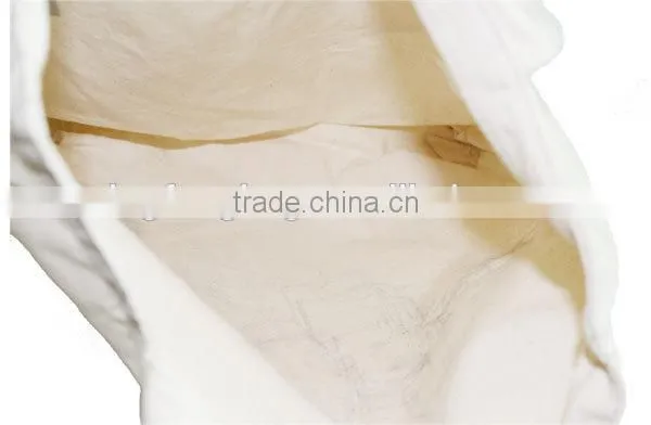 Reusable 100% Cotton Shopping Bag Customers' Design Printing Acceptable China Cheap Shoulder Bags