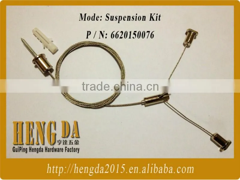 LED light hanging kits wire rope /ceiling system