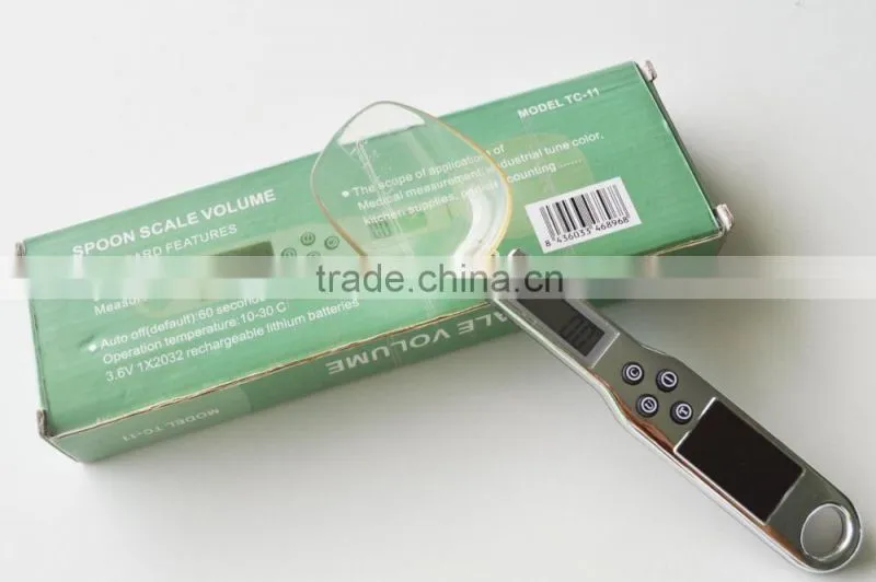 Digital kitchen weighing scale / food spoon scale
