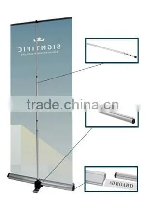 US Stock-High Quality Dismountable Base Roll Up Banner Stand (33" W x 95" H) (Stand Only)