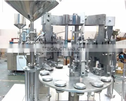 semi automatic plastic tube filling and sealing machine