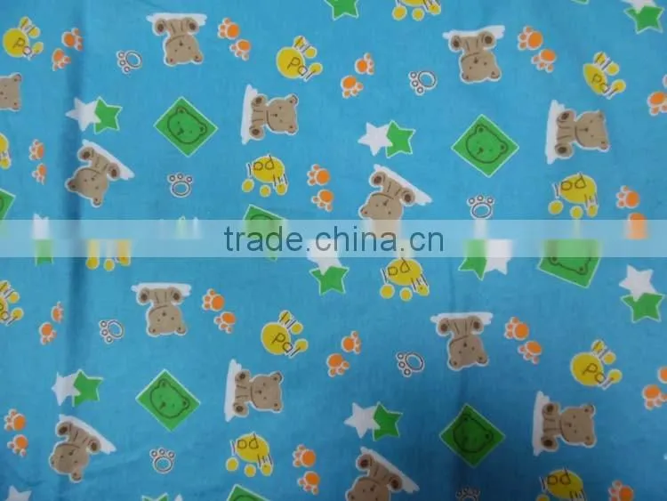 TC flower printed flannel bedsheet stocklot for kids