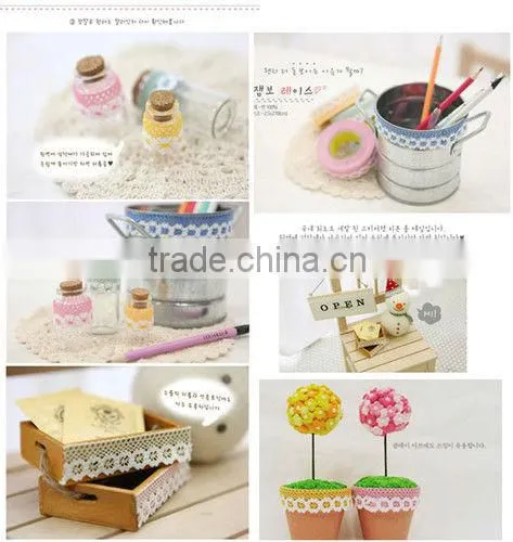 Decorative Adhesive Stationery Sticker Photo Album Paper packaging tape