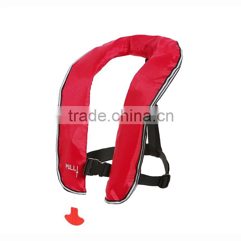 2015 hot sale fashion inflatable life jacket for sea fishing