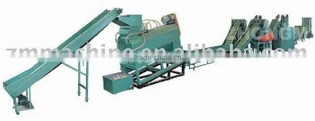 Plastic recycling machine PET bottle flake recycling line
