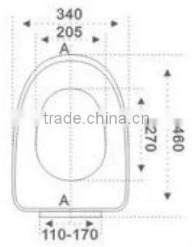 028 Polyresin toilet seat toilet seat cover