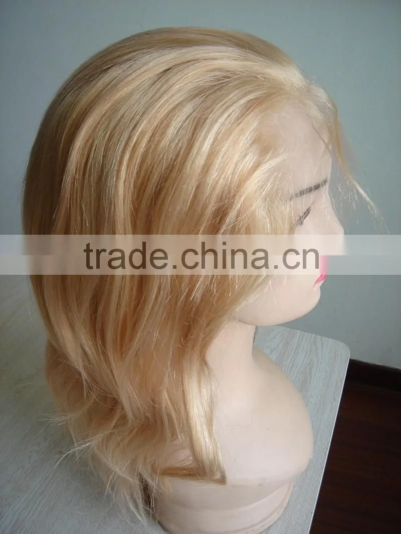 New Products human hair full lace wig virgin indian women hair wig