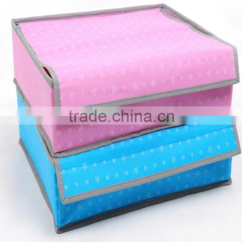 2014 Fashion New Design Foldable Fabric Storage Box