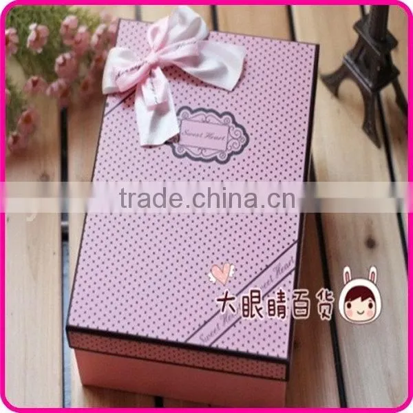 Beautiful New Arrival Recycle Wedding Dress Paper Gift Box