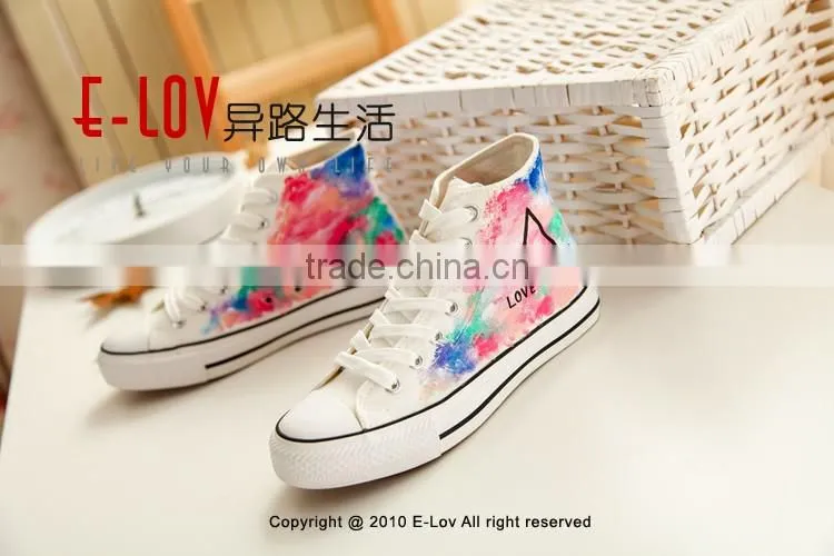 NO.Z108C Customized Fashional wholesale comfortable fancy stylish new design canvas high top sneakers shoes 2016