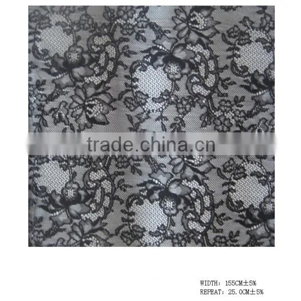 Circulation Leaves Lace Fabric