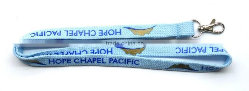 polyester custom lanyard with low minimum quantity