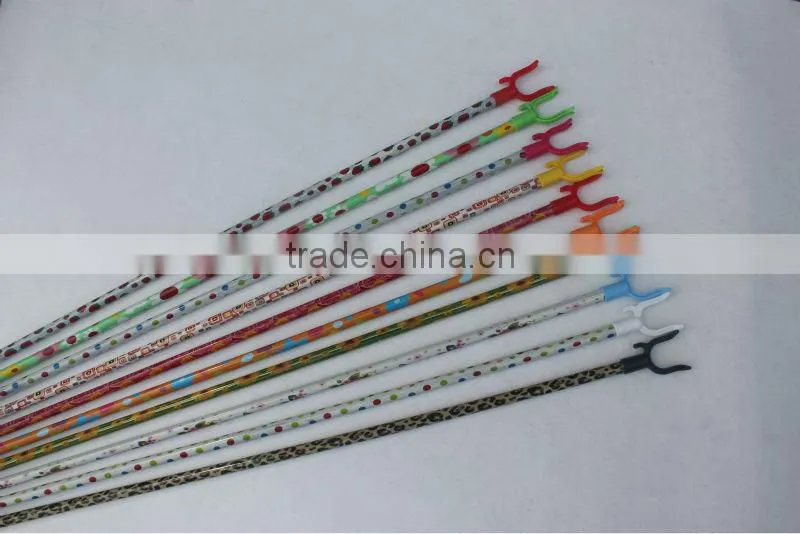 Striped PVC cover cloth hanger fork with high quanlity and competitive price