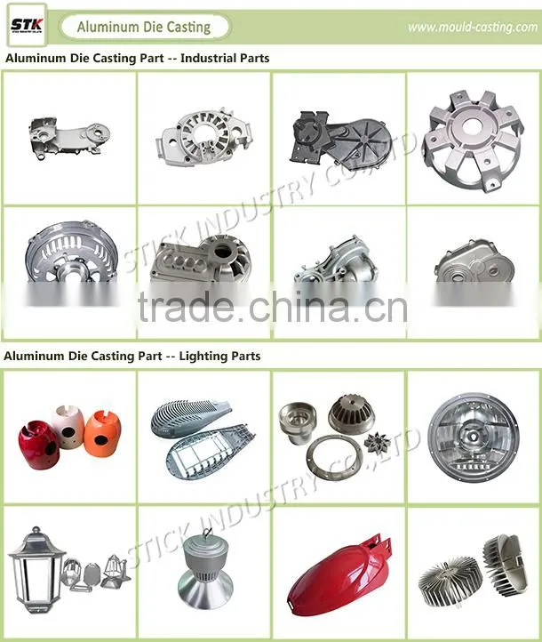 Die Cast Aluminum LED Light Lamp Heatsink Parts