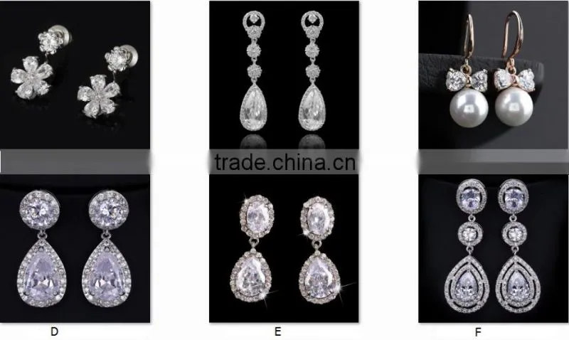 New Design Fashion 925 Sterling Silver Jewelry Earrings For Wholesale