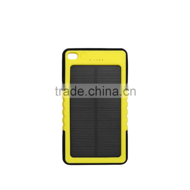 solar power bank led waterproof 4000mah