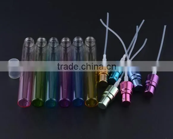 10 ml color Rose glass bottle Regulation of perfume bottle