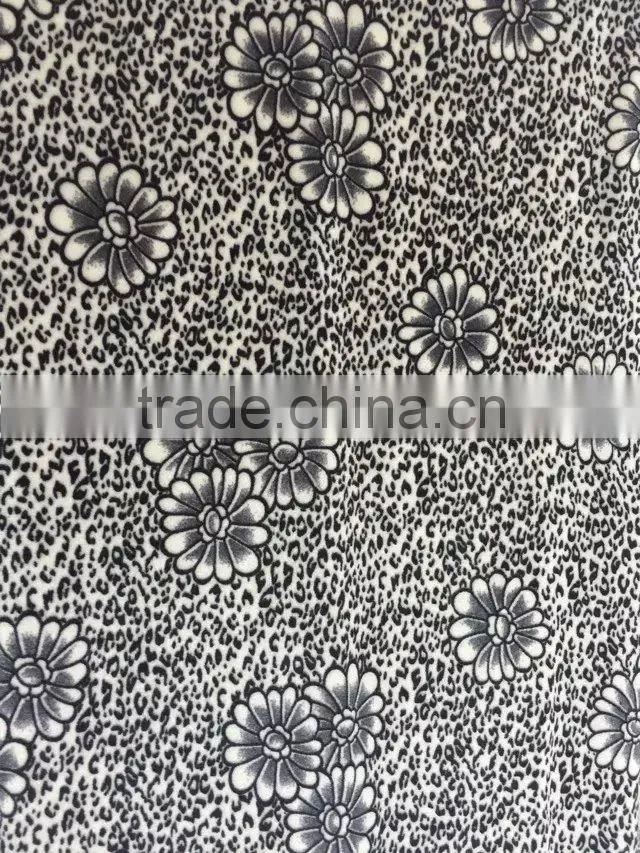 Flower With Leopard Print ks Velvet