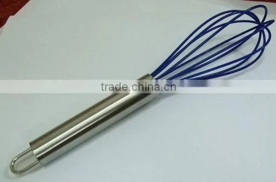 Fashion Hand Silicone Egg Whisk/Food Grade Silicone Whisk