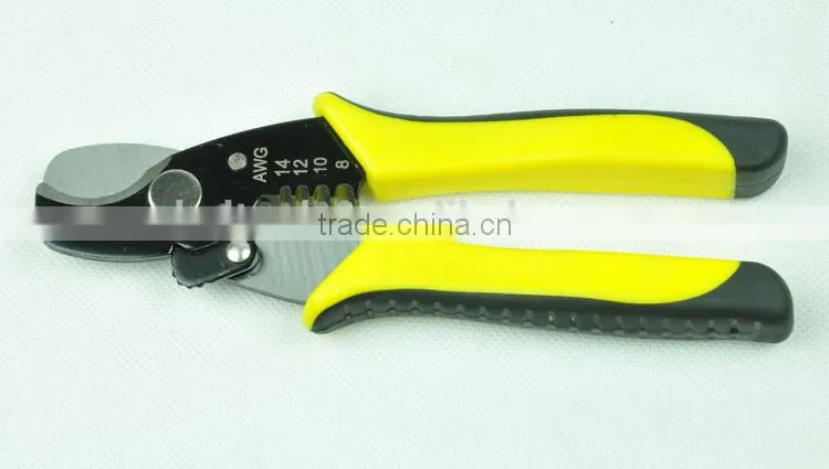 Wire cutting and stripping multi-purpose plier two in one cable stripper multi tool LS-206B