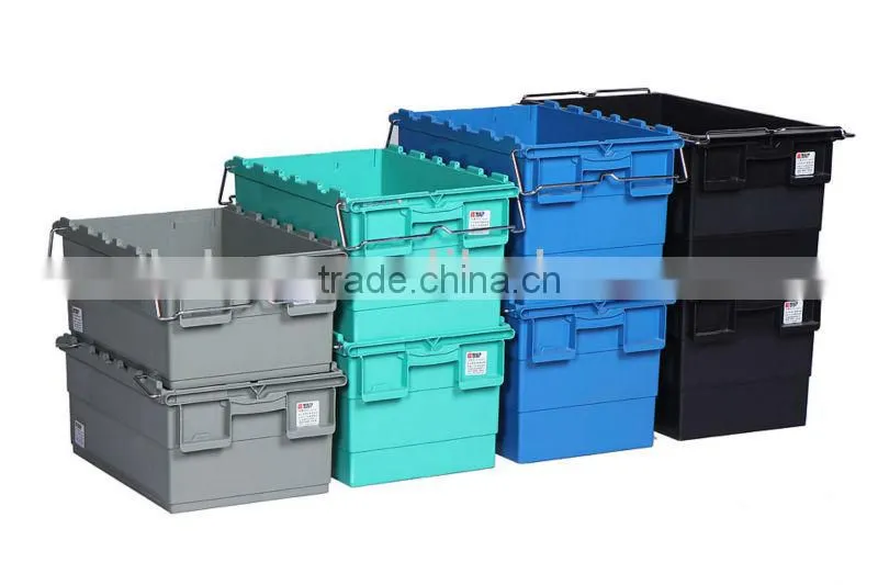 Plastic Material Handling Bins with Bars