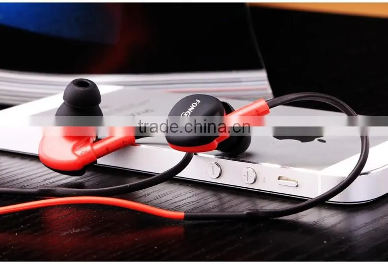 Running Earphone Ear Hook Sports 3.5mm Wire HIFI Headphone with Mic Volume Control