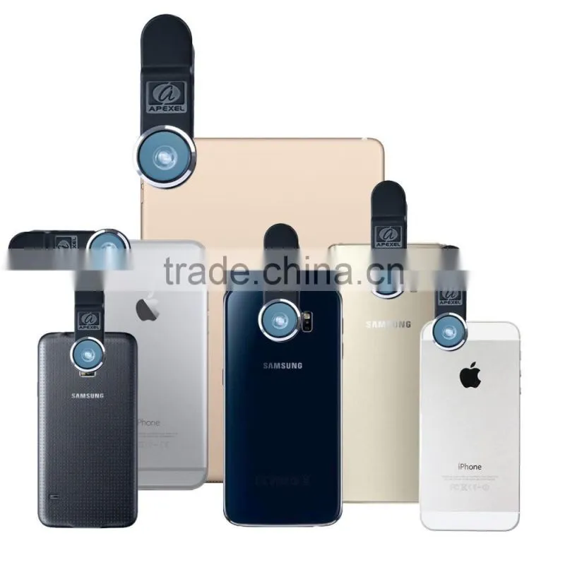 5 in 1 phone lens mobile phone camera wide angle macro fisheye zoom filter 5pcs camera lens set for iPhone Samsung Huawei