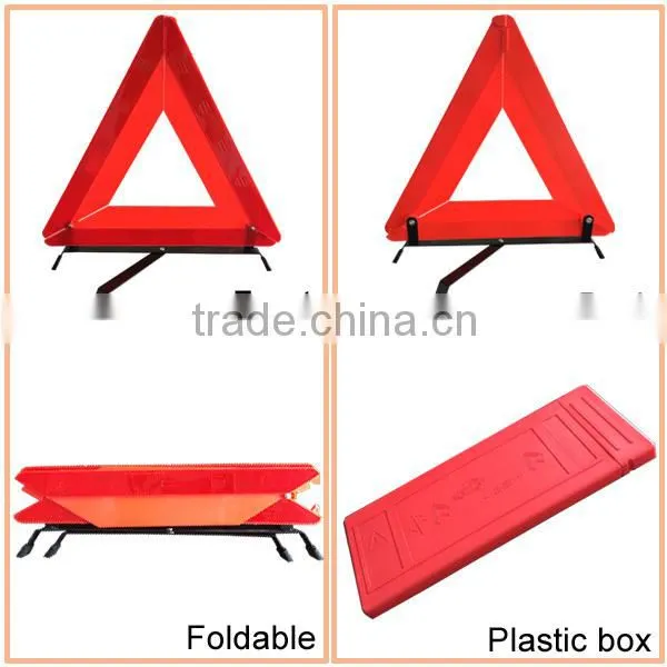 emergency tools warning triangle for car