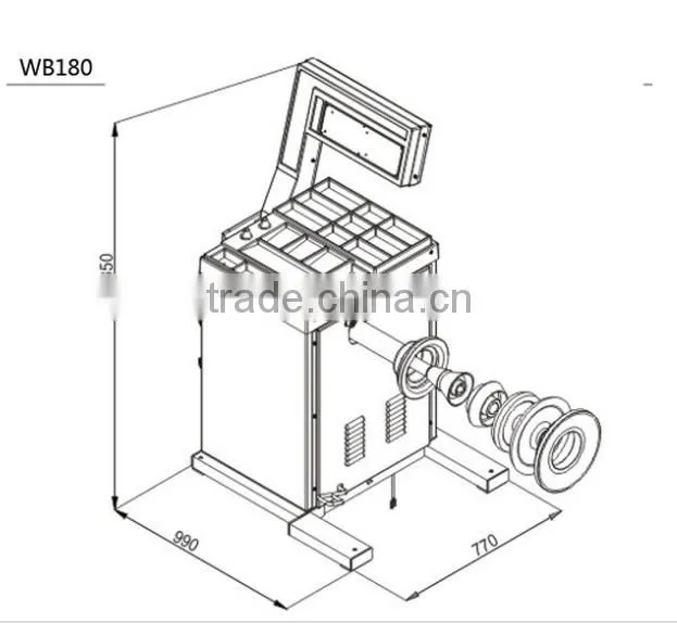 Tyre Balancer China Truck Wheel Balancer WB180