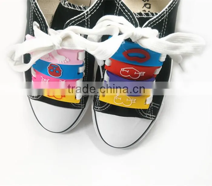 Hot sale Chinese Supplier plastic soft PVC Canvas shoe lace charms