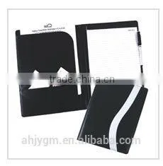 Popular 34*25cm Red / Blue Color PVC Agenda/Notebook.