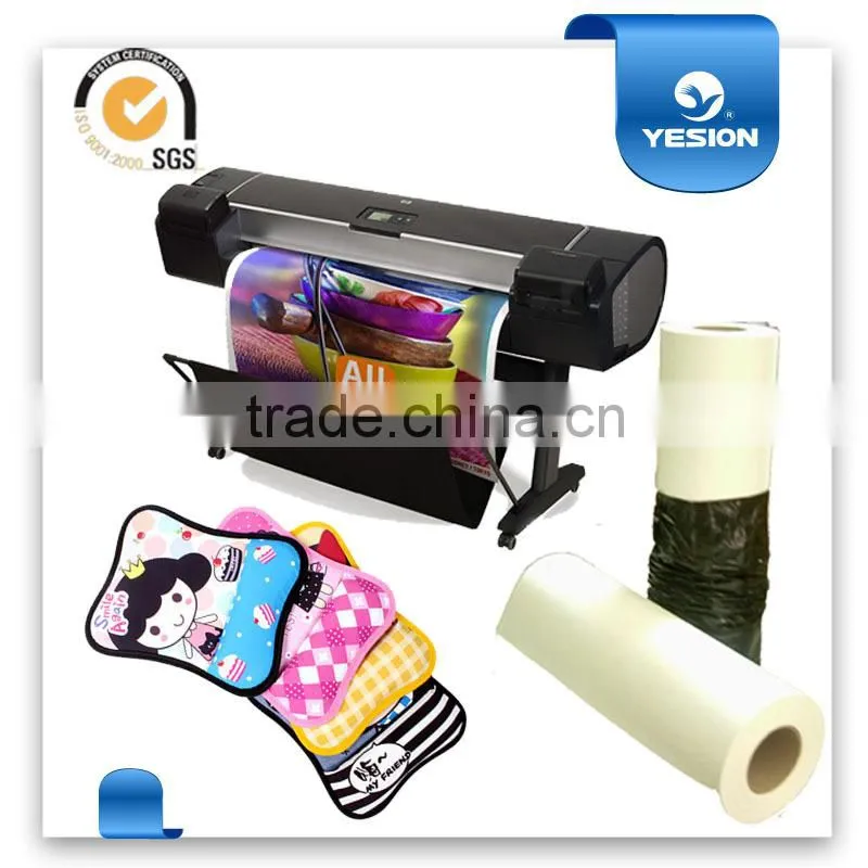 Yesion 60gsm~100gsm Roll Dye Sublimation Transfer Paper/ Heat Sublimation Transfer Paper Used For Glass, Mug, Fabric etc