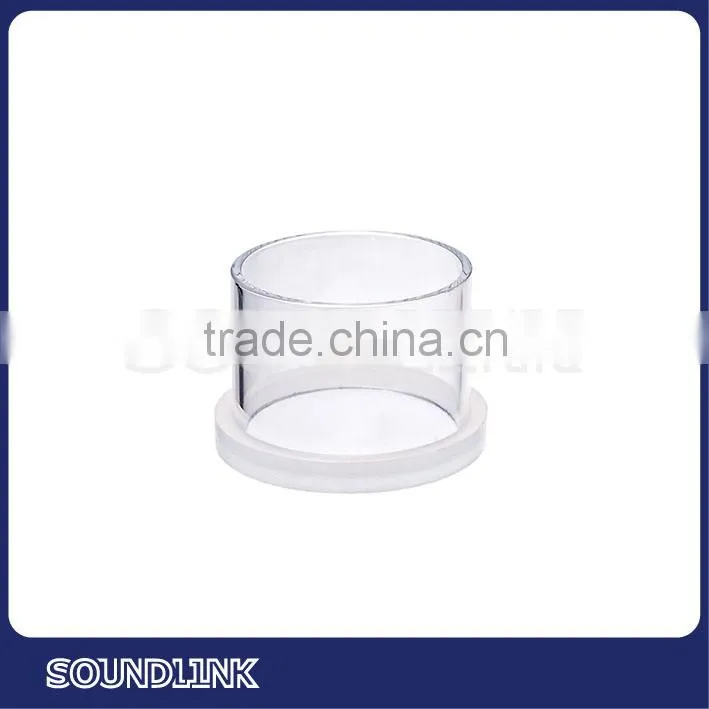 Cheap price removable bottom parts transparent plastic cuff forms