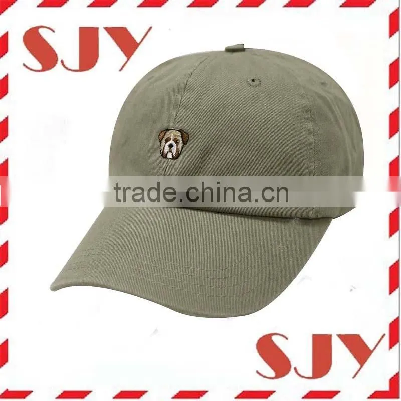 Unstructurer custom embroidery wholesale baseball cap hats