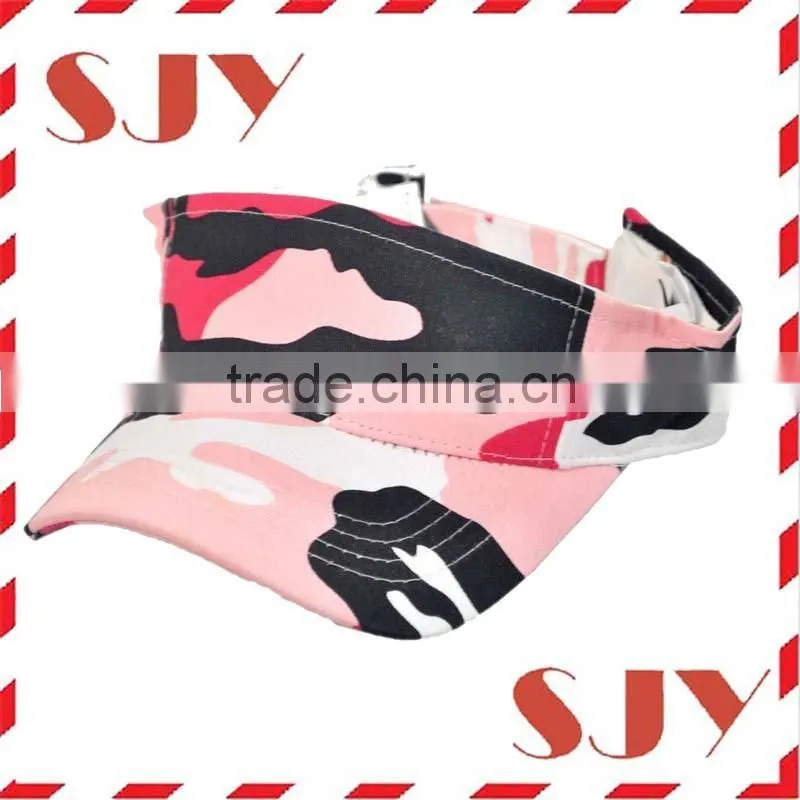 2015 new arrival custom sport wholesale high crown visor cap