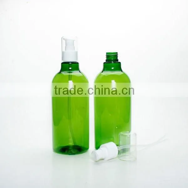 Treatment pump PET 500ml Green Clear