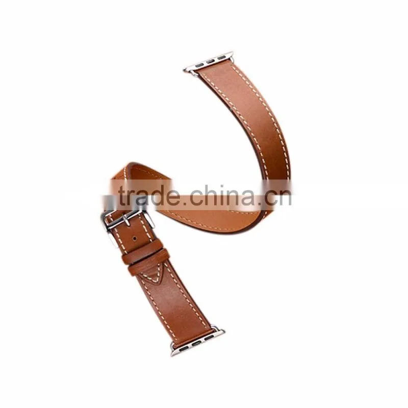 2016 Fashion and best sale Genuine Leather For Apple Watch Bands Strap 38mm With Various Colors&Customs