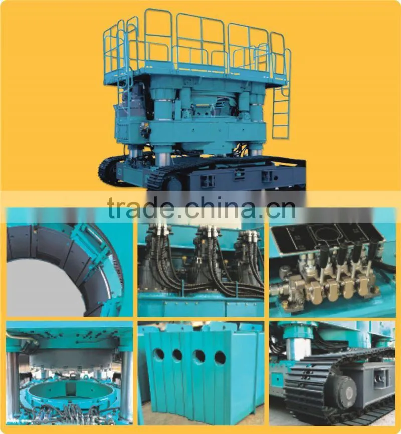thrust stroke casing shoes construction equipment casing rotator for foundation