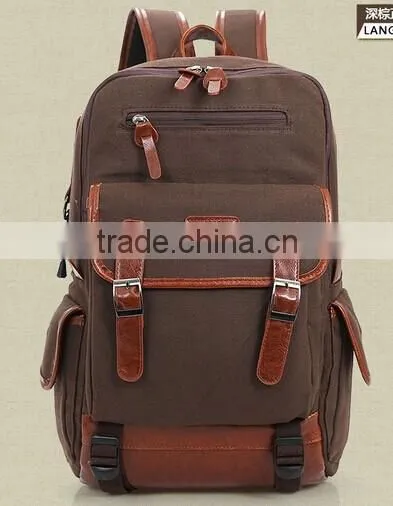 2016 canvas hiking backpack, mens canvas bag, canvas backpack