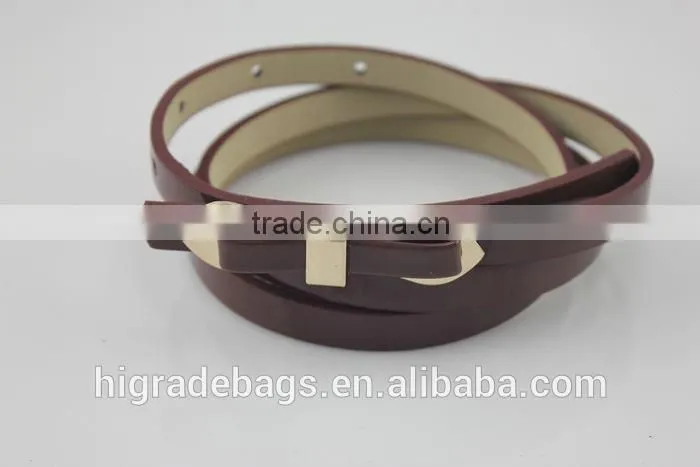 ladies fashion belt display with so many colors