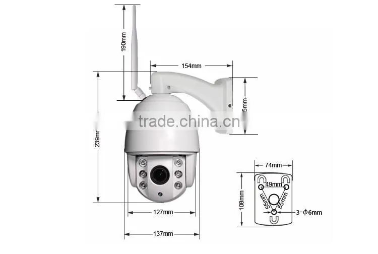 WIFI IP Camera 720P/960P Home Security outdoor 1.3MP HD Network CCTV Camera Dome Onvif P2P Pluy and Play IR CUT