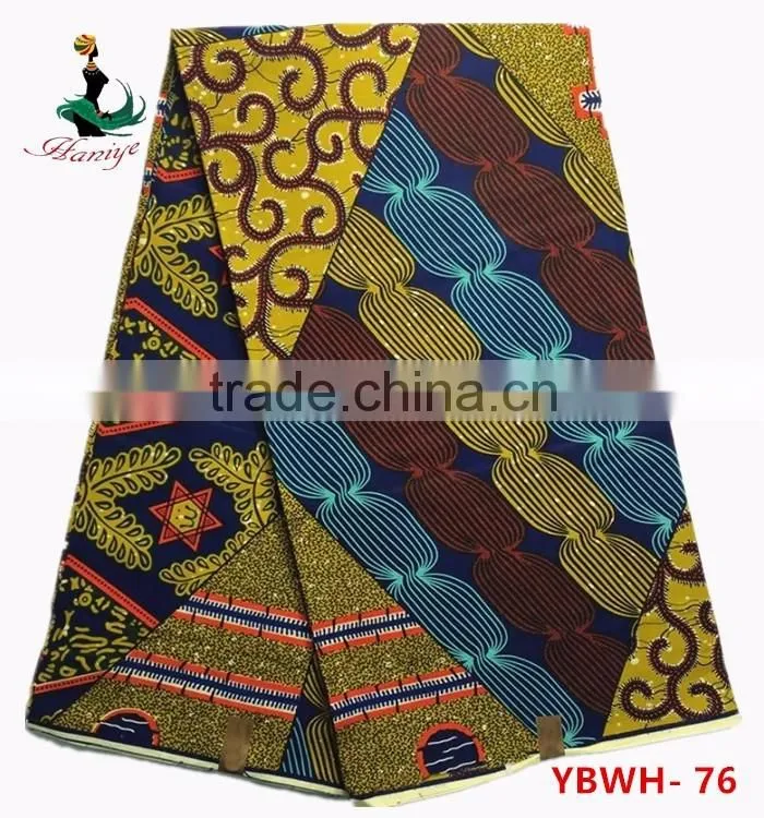 African Fabric For Sale Wax Prints Cotton Fabric for lady
