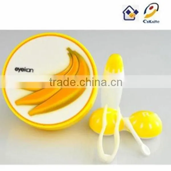 A-8039 Fruit eye contacts cases contact lens case eyekan