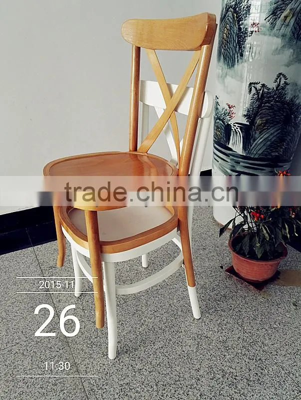 Stackable Beech White Tuscan Chair